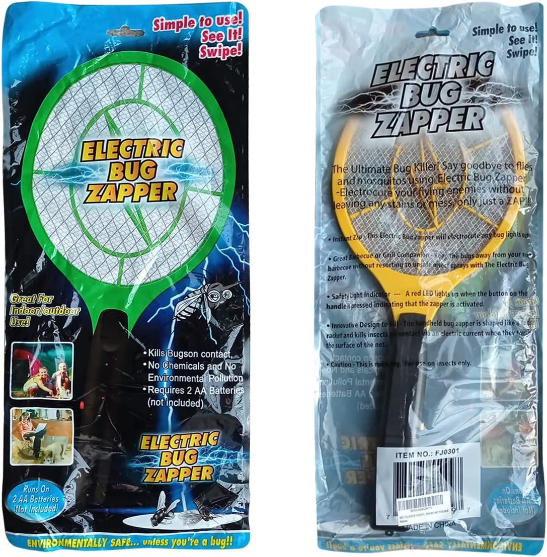 Electric Fly Swatter Bug Zapper Battery Operated Flies killer Indoor & Outdoor - Image 5