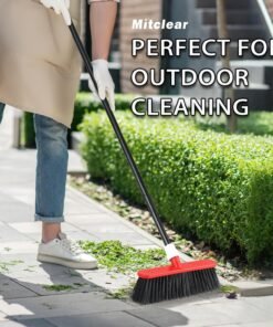 Alternative view of Mitclear Outdoor Broom Heavy Duty, Stiff Garden Sweeping Brush, Hard Yard Brush with Long Handle for Cleaning Decking Patio(57IN)